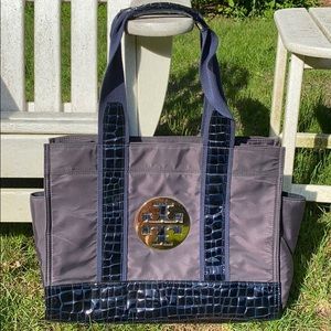 LIKE NEW! Tory Burch Navy Sport Tote